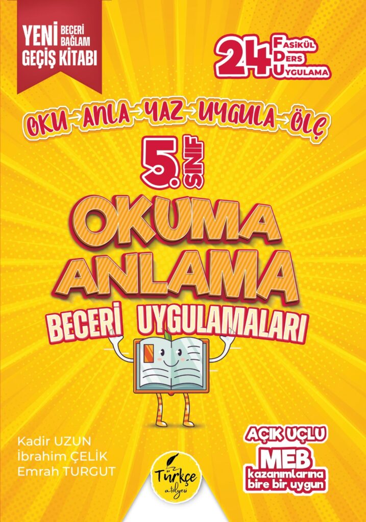 5 SINIF OKUMA ANLAMA BECERİ KİTABI İÇERİK TANITIMI